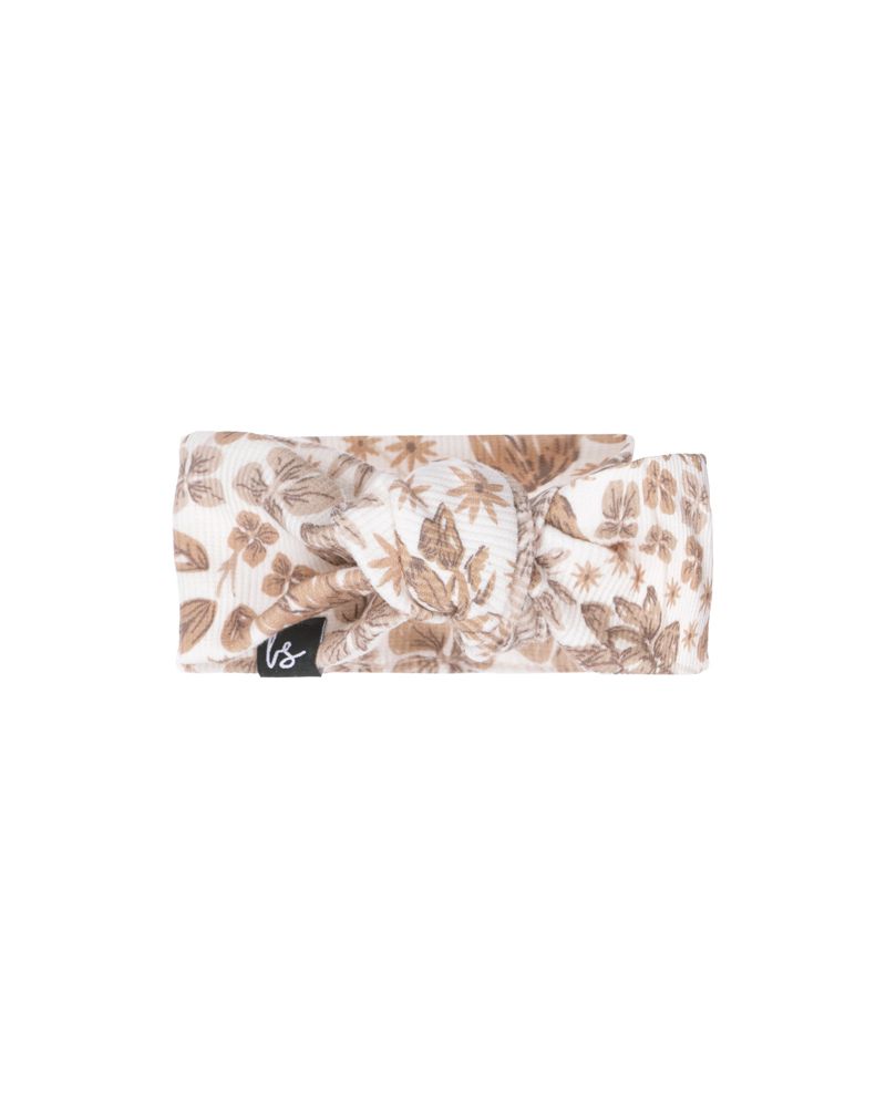 Twist haarbandje ivy flowers rib