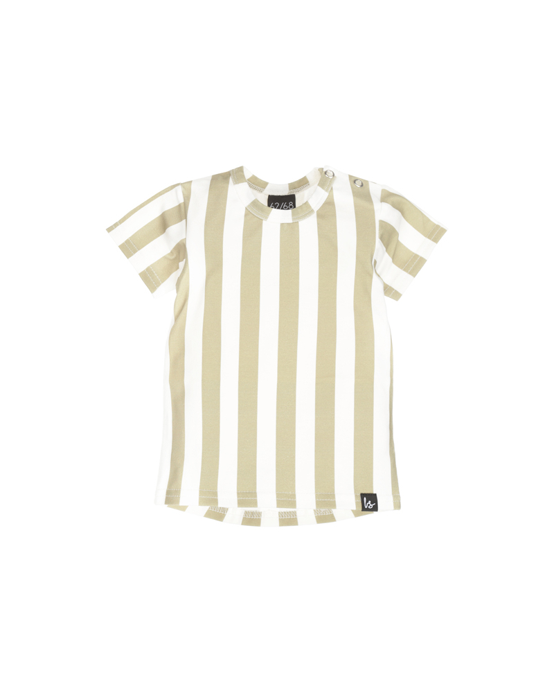 Vertical t-shirt stripes groen