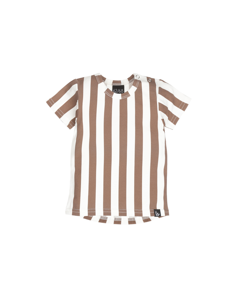 Vertical t-shirt stripes roest