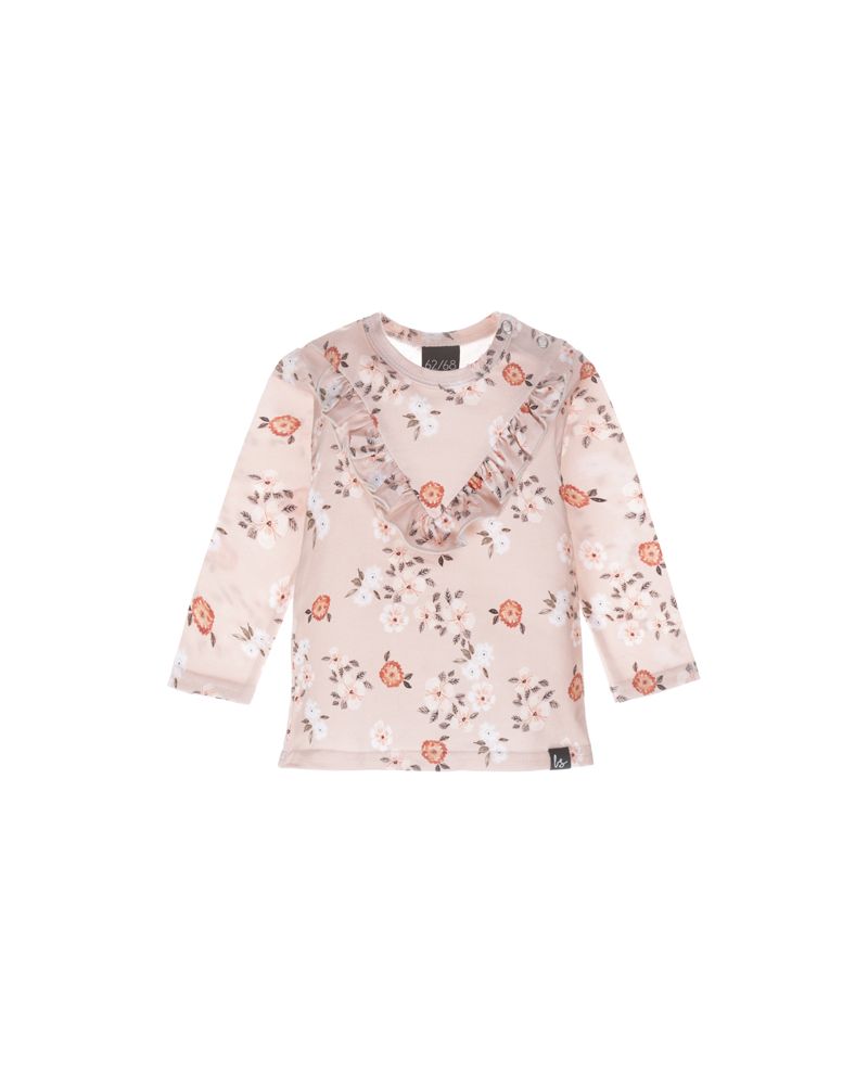 V-shape longsleeve romantic blossom