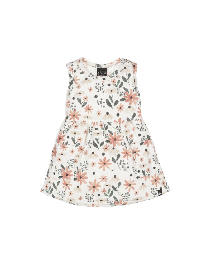 Wafel summer dress small light blossom