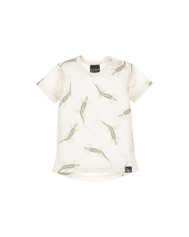 Wafel t-shirt hagedis green