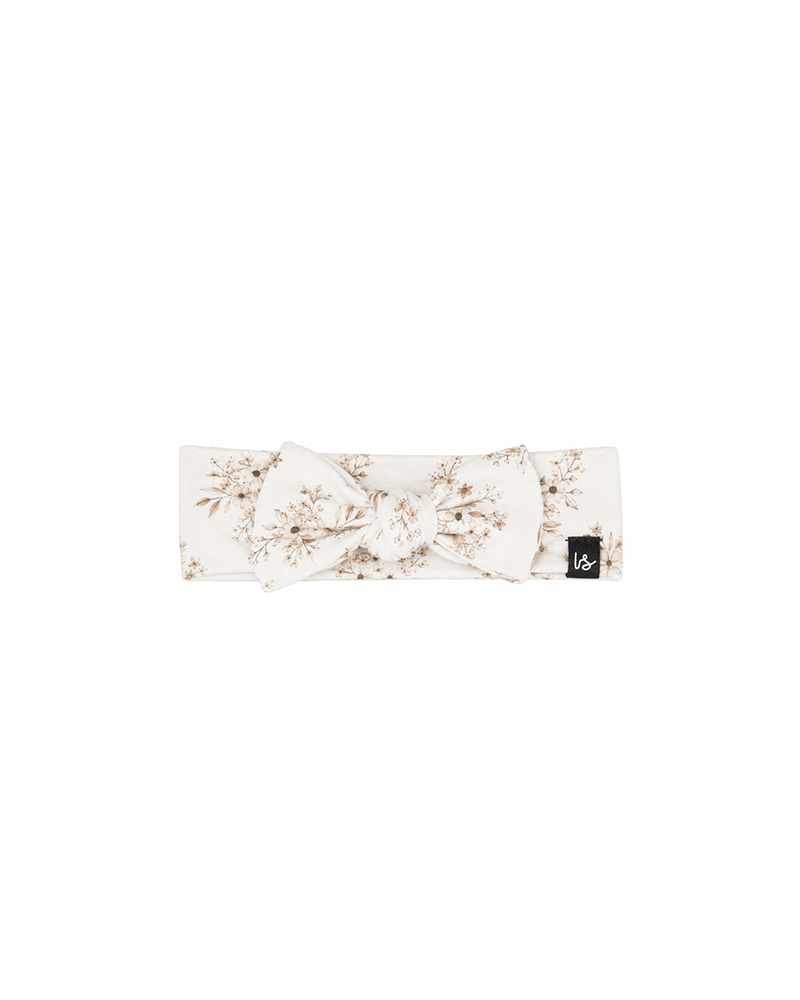 Haarbandje flower betty beige PREORDER 24 juli