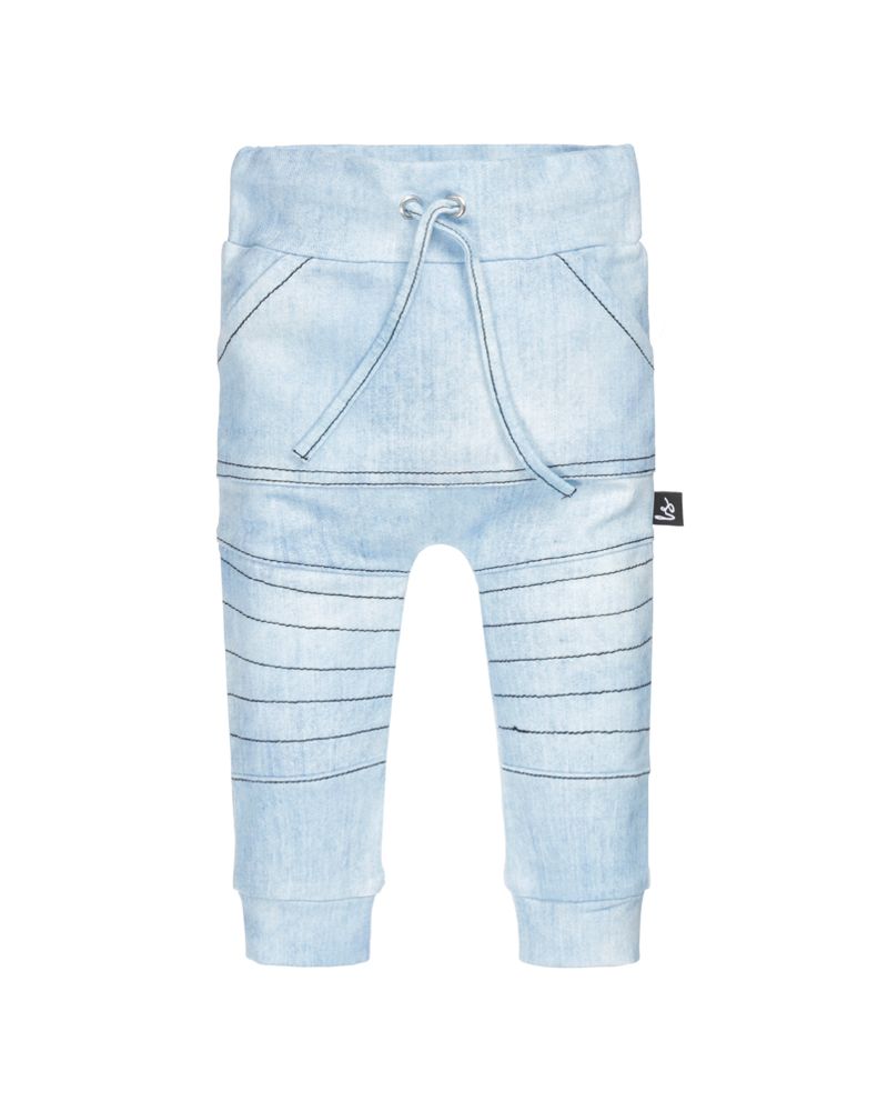 Biker pocket (jeans look) (light blue)