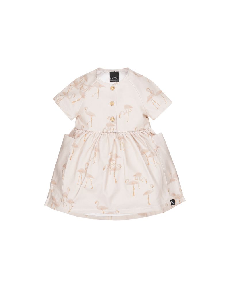 Button summerdress (flamingo) 