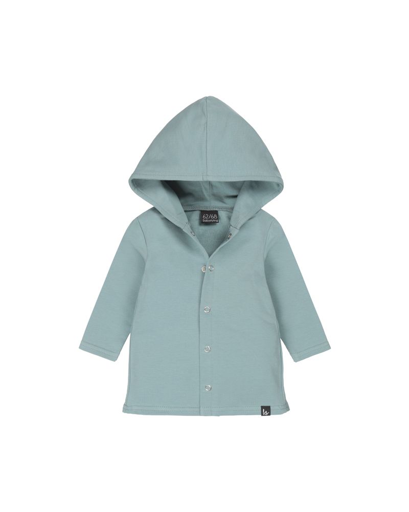 Capuchon vest dark dusty mint