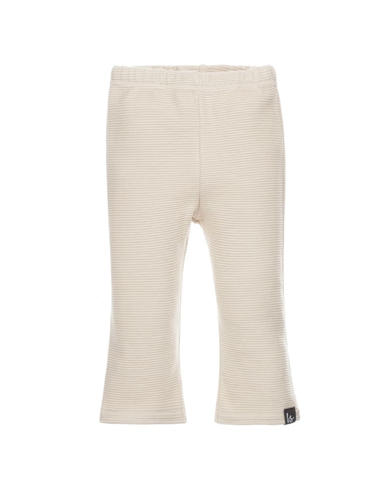 Flared pants rib sand