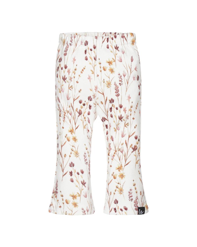 Flared pants spring flowers