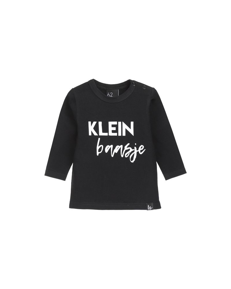 Klein baasje longsleeve zwart/wit