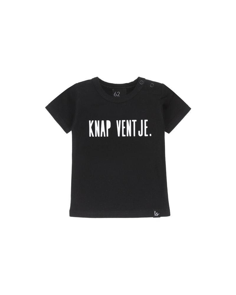 Knap ventje t-shirt zwart/wit