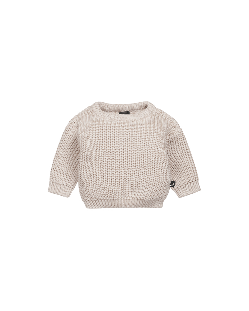 Knitted sweater (sand)