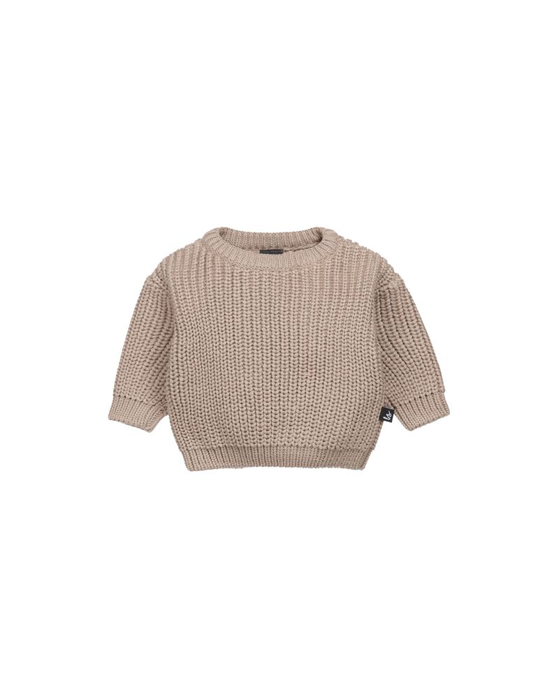 Knitted sweater (light oak)