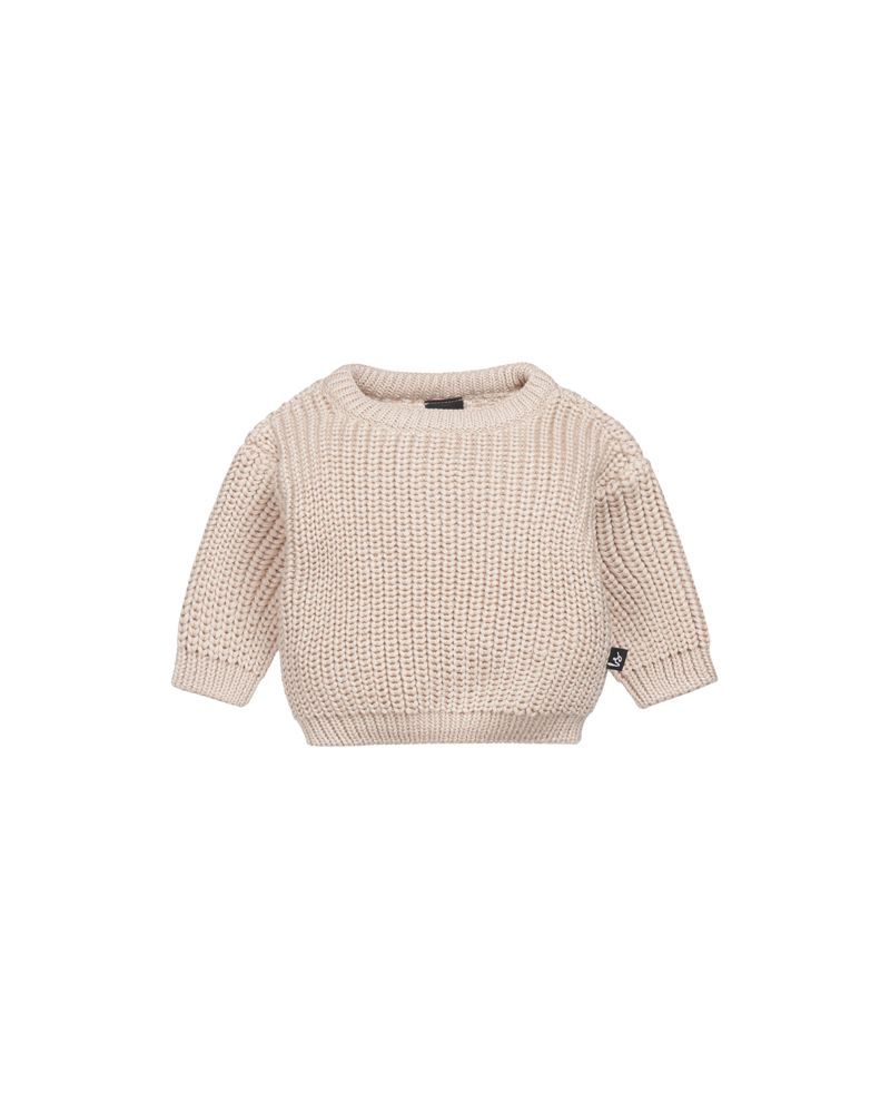 Knitted sweater (sand) 