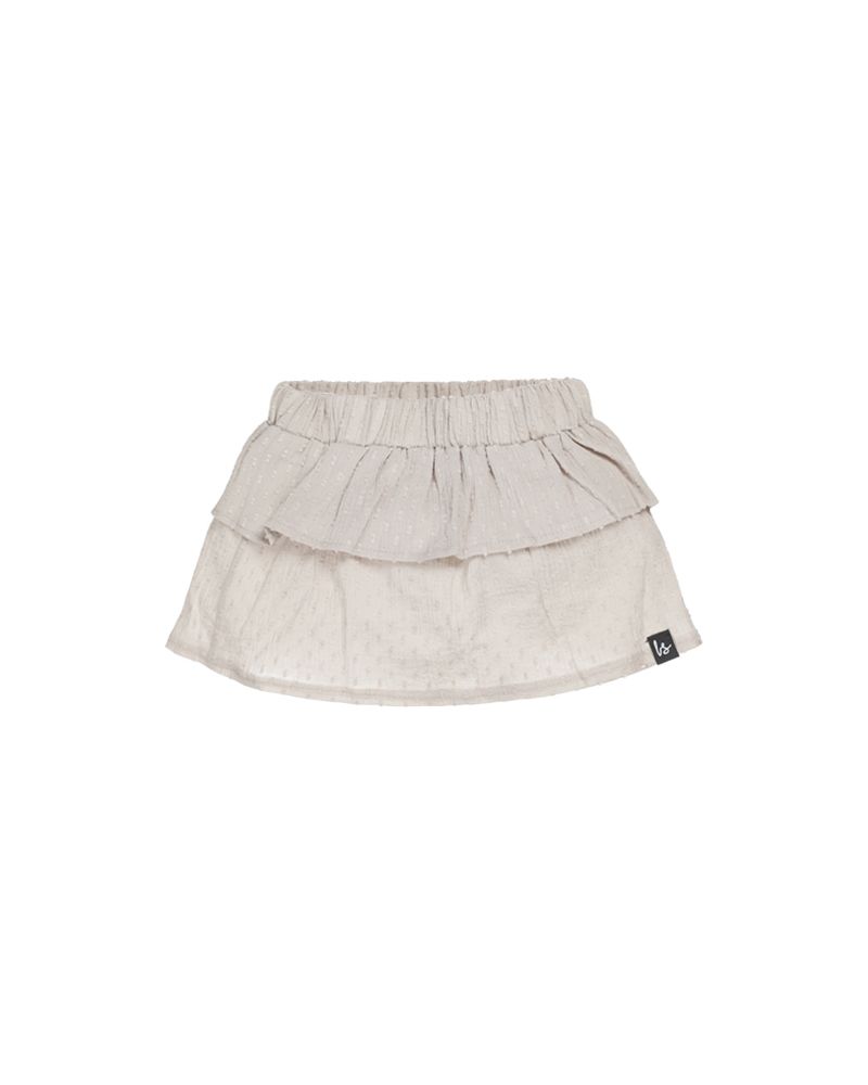 Layered skirt (lichtgrijs)