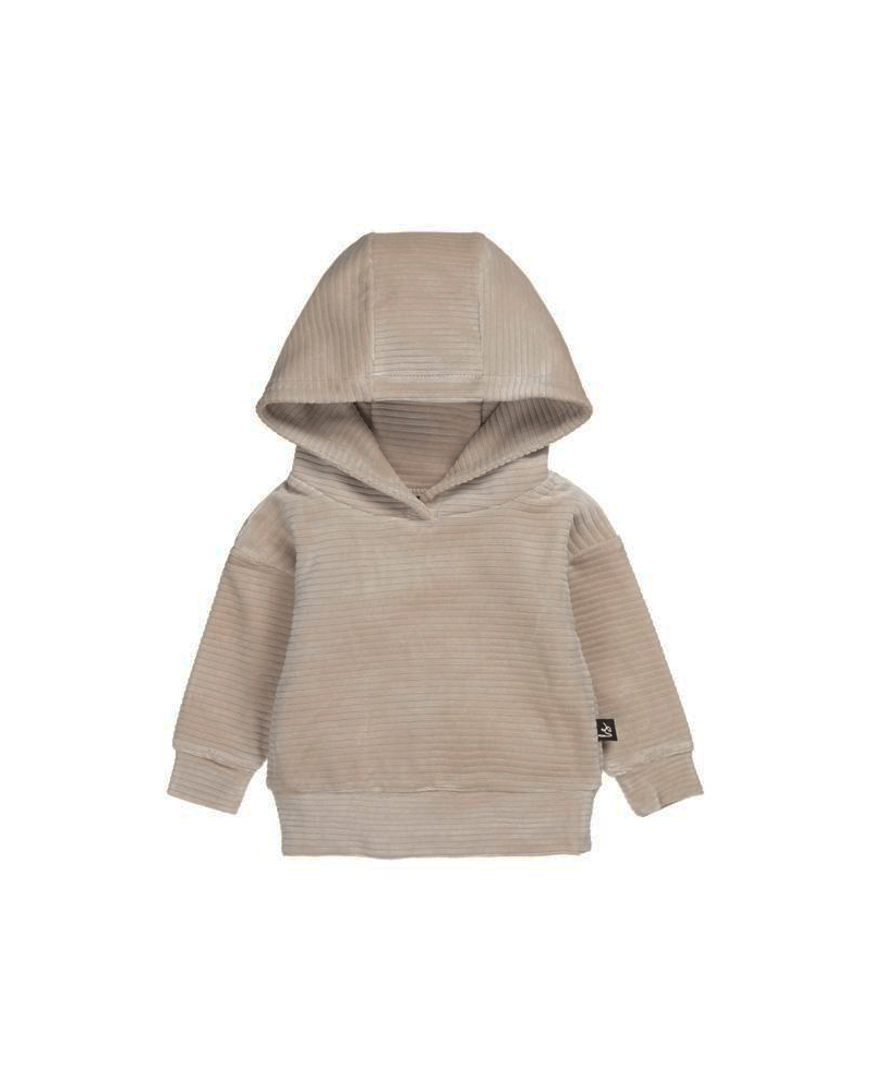 Corduroy capuchon sweater (light oak)