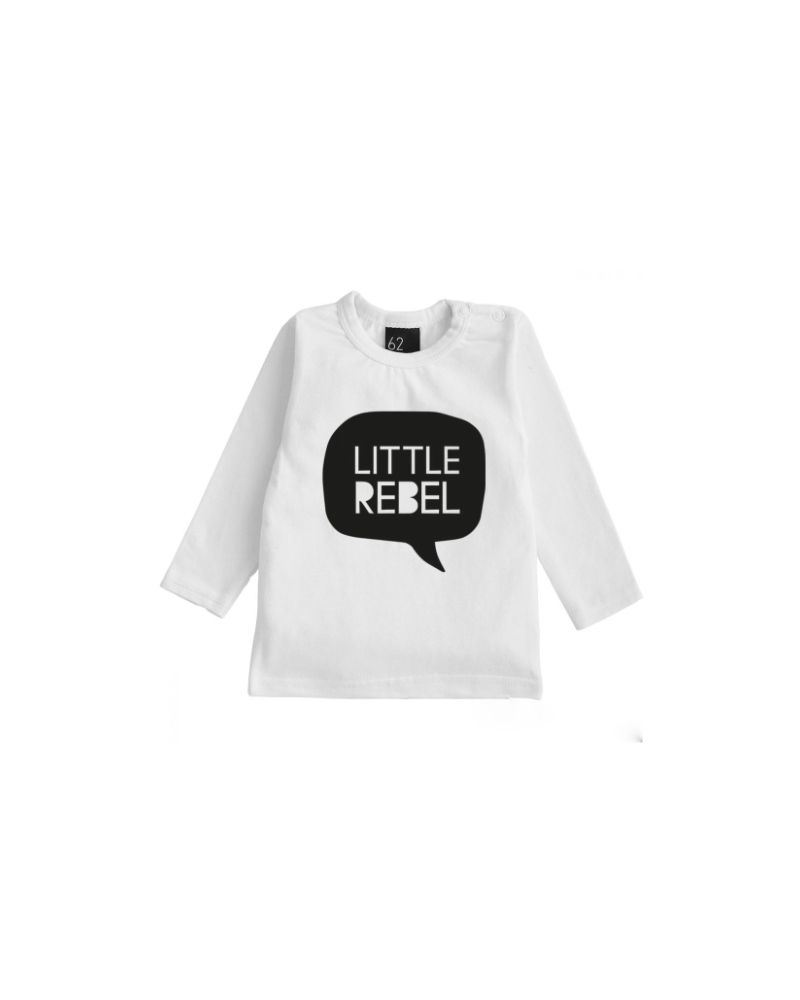 Little rebel longsleeve wit/zwart