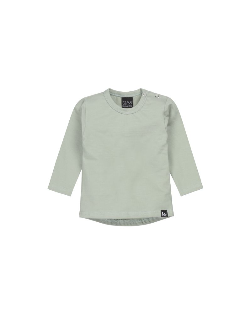 Mosgroene longsleeve (rounded back)