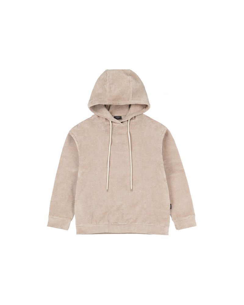 Capuchon sweater corduroy (light oak) Mystyles