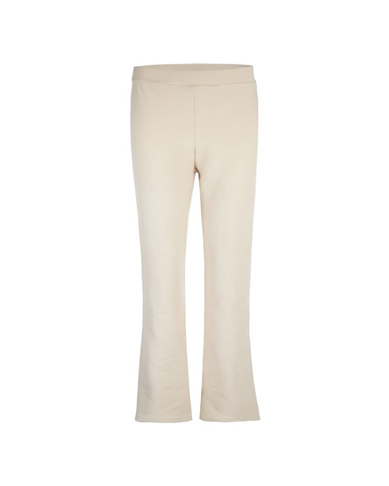 Flared pants rib sand Mystyles