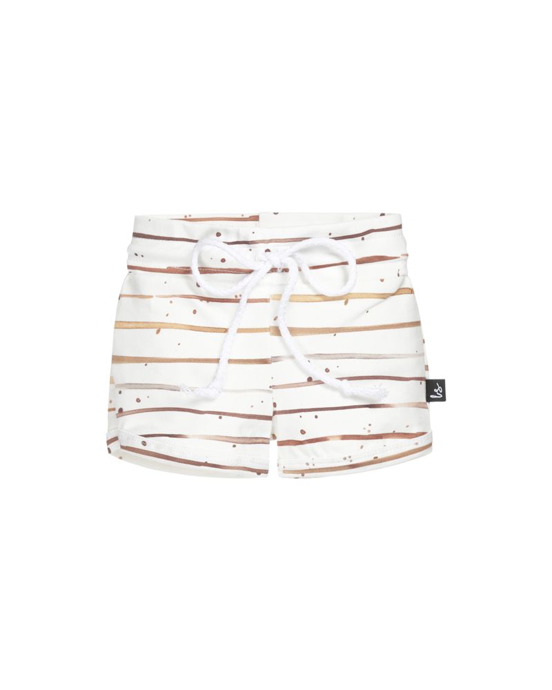 Natural stripes short