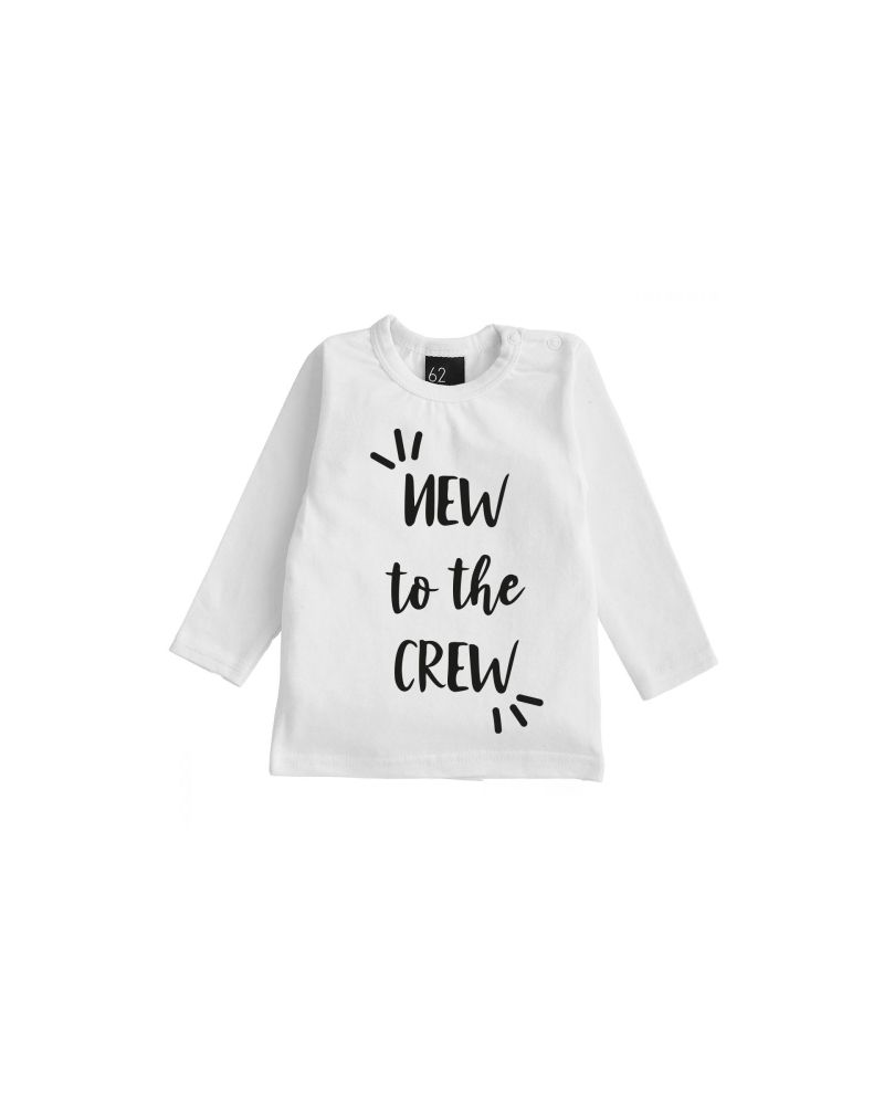 New to the crew longsleeve shirt Wit/Zwart