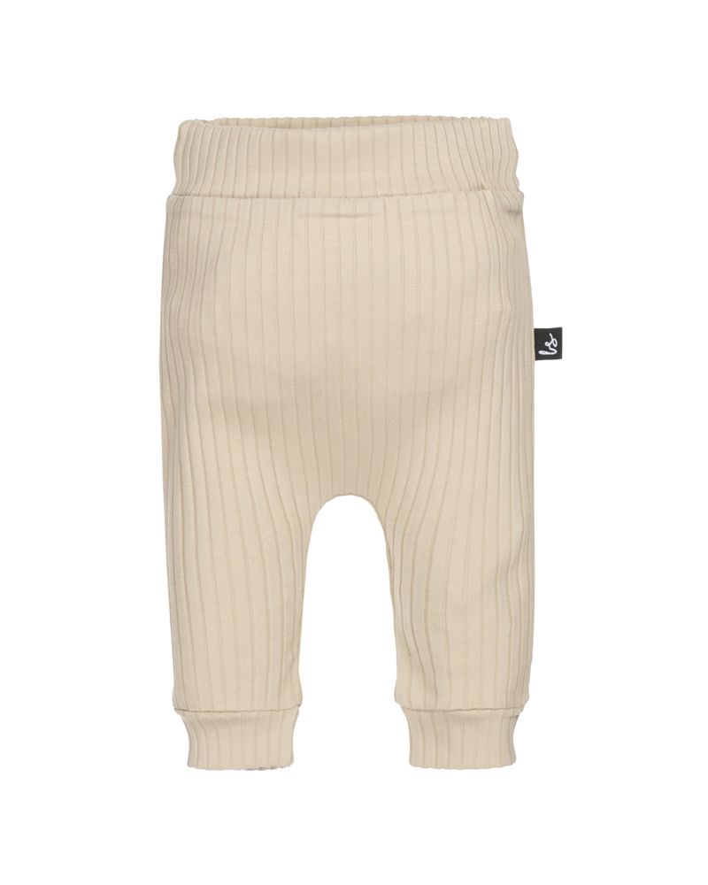 Newborn broekje groovy rib (beige)