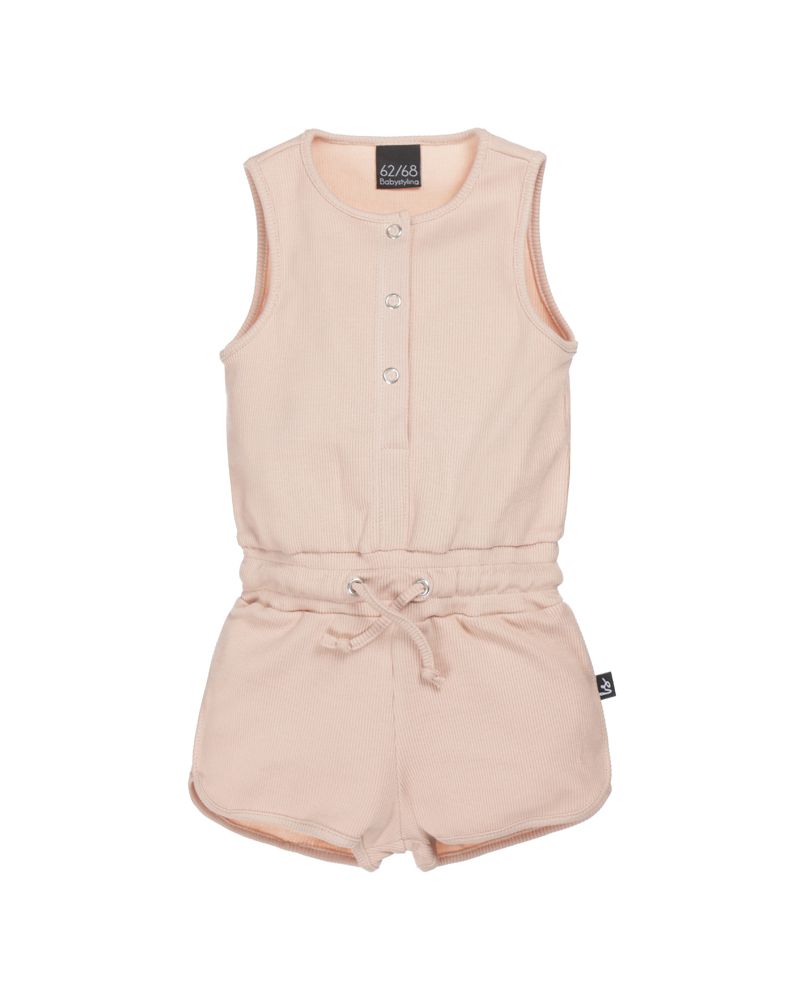 Jumpsuit rib (dusty pink)