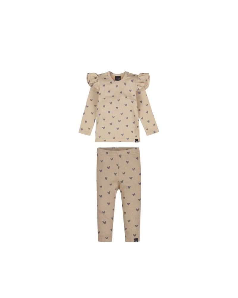 Outfit longsleeve hartjes