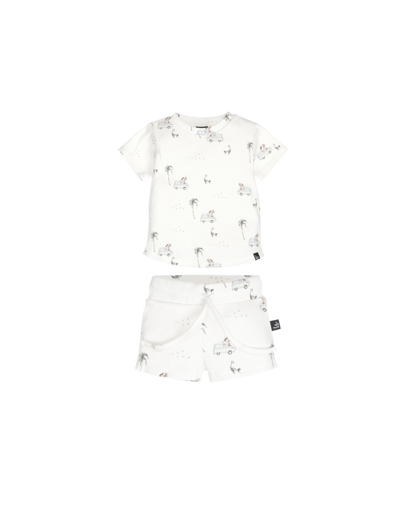 Outfit rib jersey jungle bus