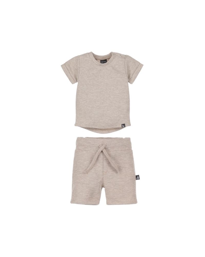 Outfit rib bruin