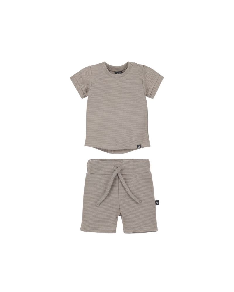 Outfit kaki rib