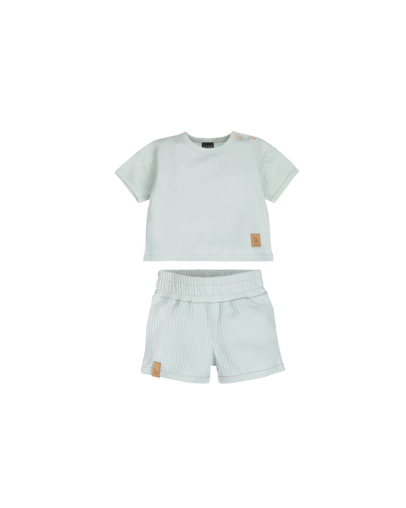 Outfit soft wafel blue