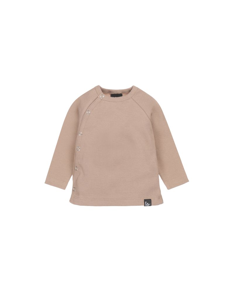 Overslag longsleeve rib (almond)
