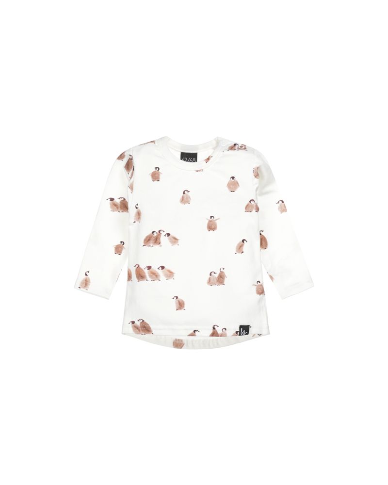 Pinguin longsleeve (rounded back) 74/80