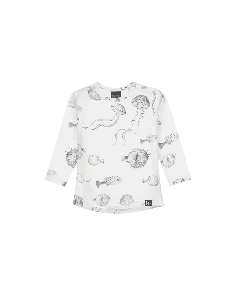 Pufferfish longsleeve (offwhite) (rounded back) 