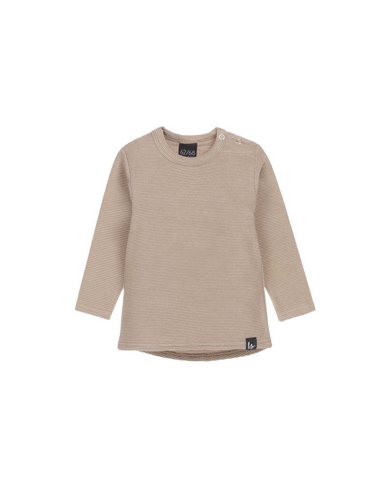 Rib longsleeve (bruin)