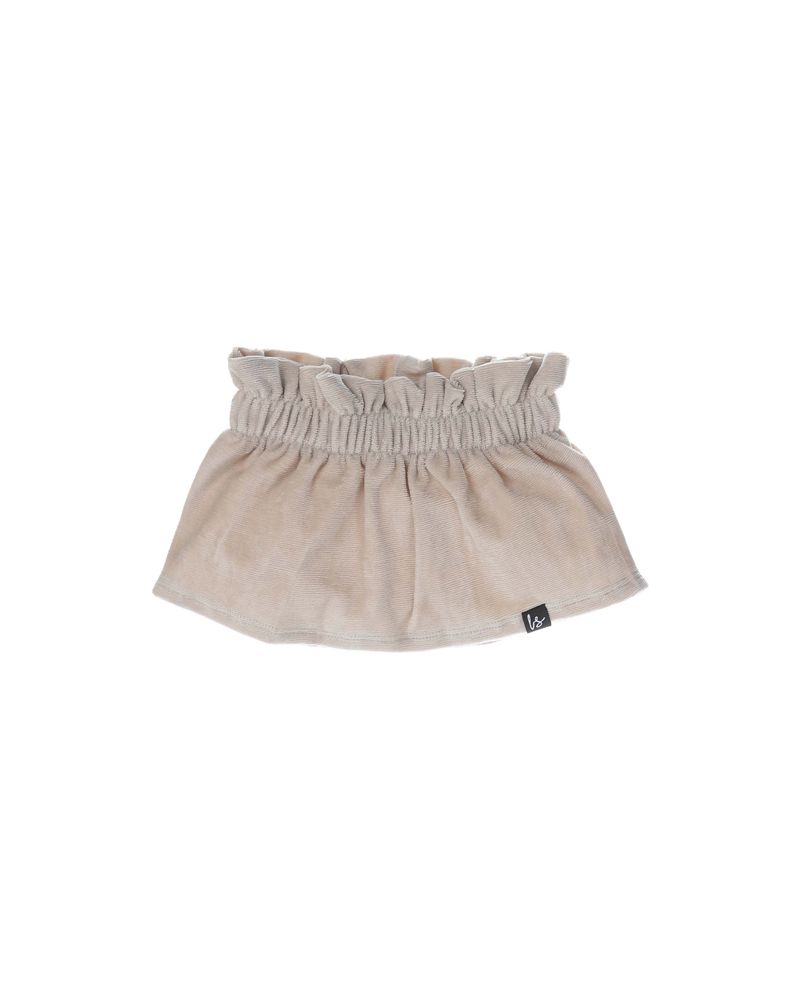 Ruffle rokje small corduroy (beige) 