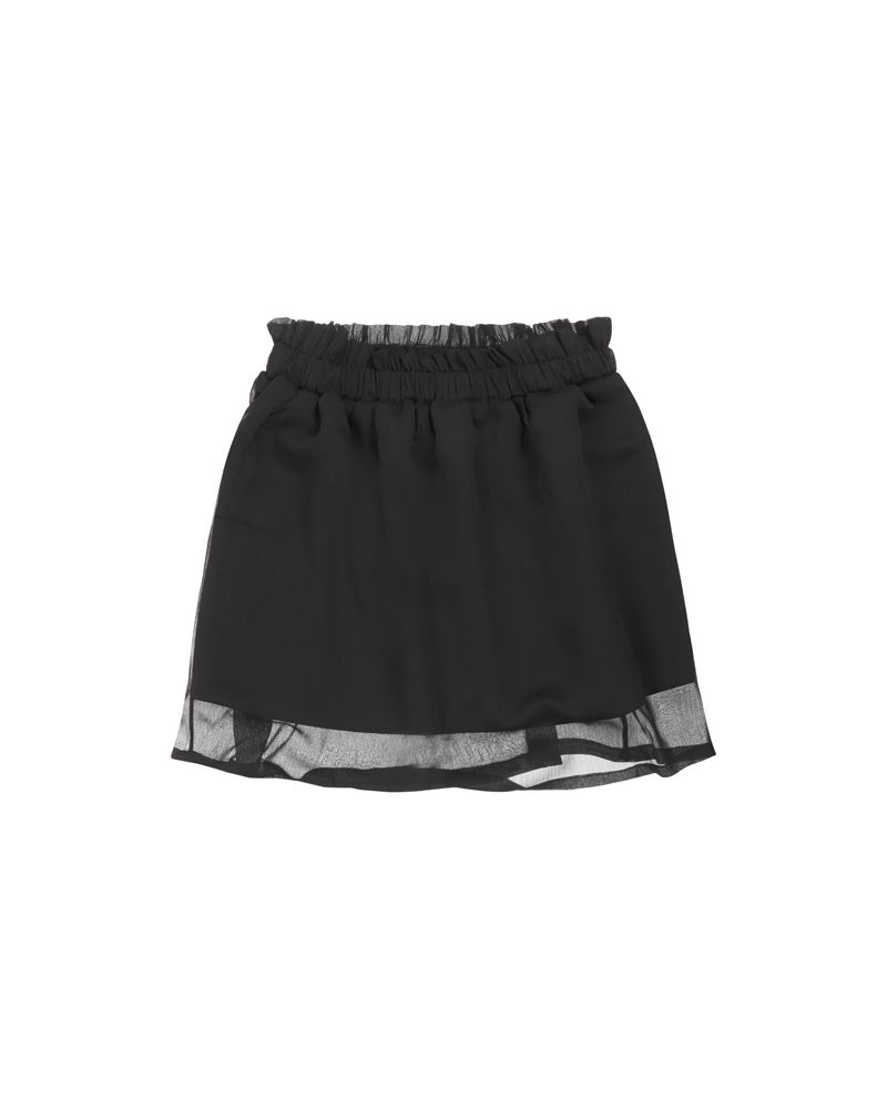 Ruffle rokje zwart Mystyles