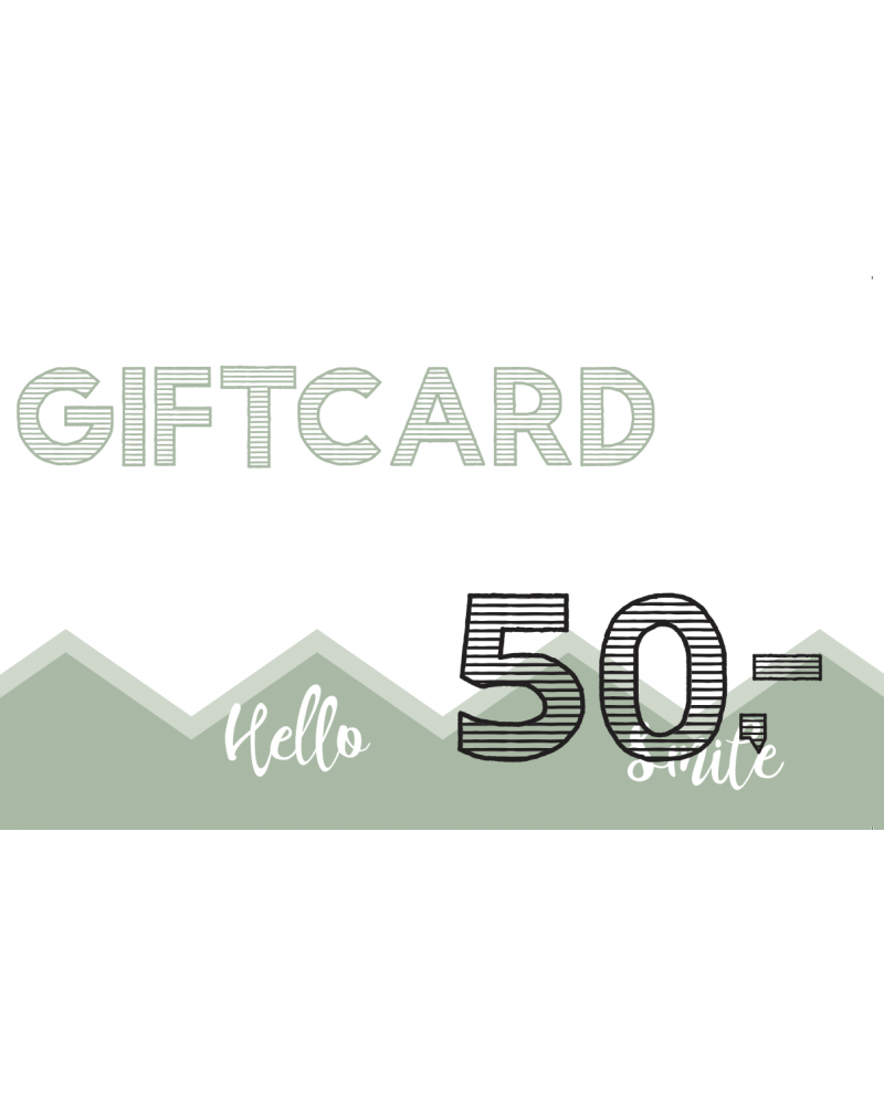 Giftcard - 50 euro