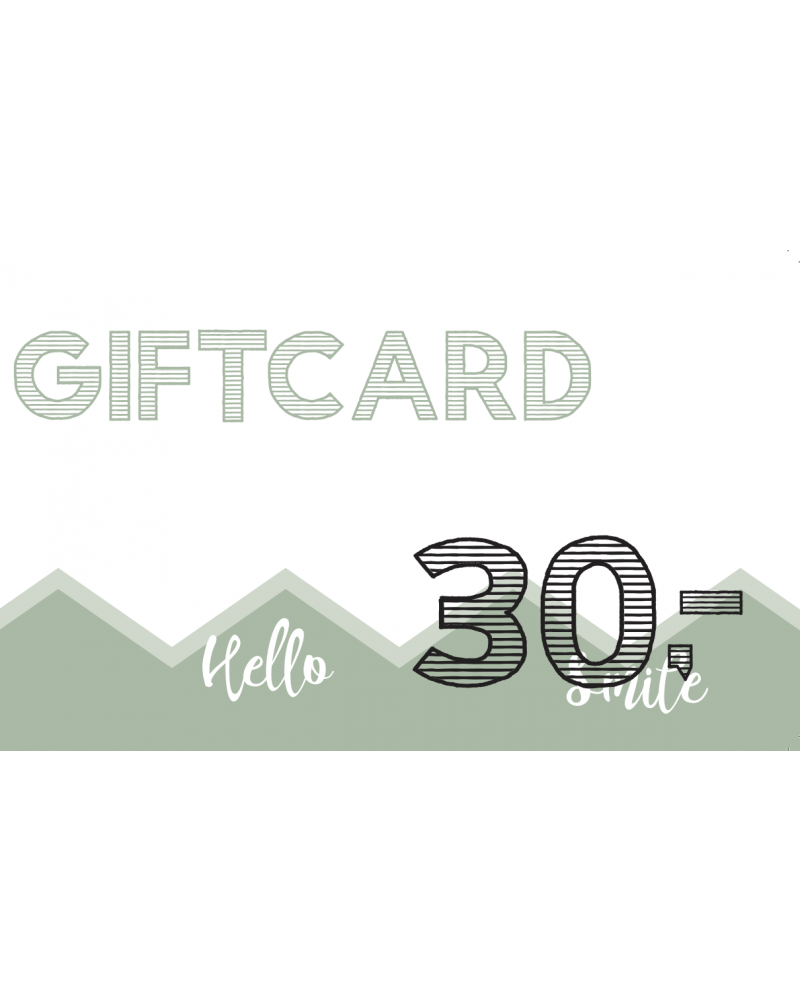 Giftcard - 30 euro