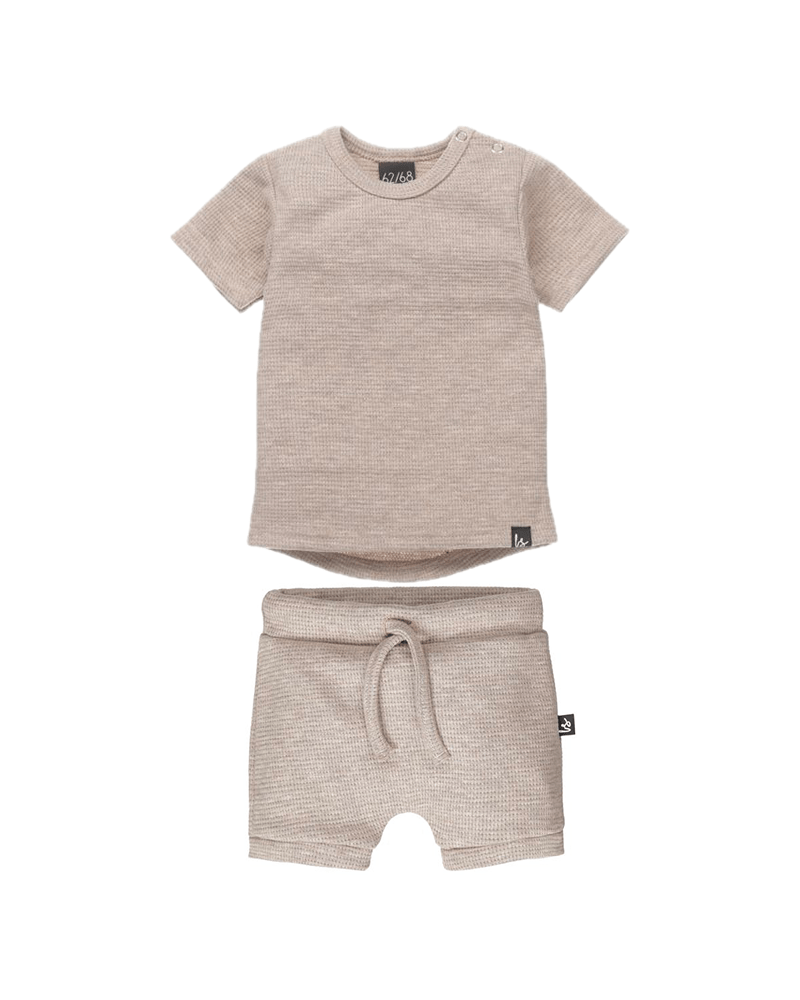 Outfit wafel bruin 