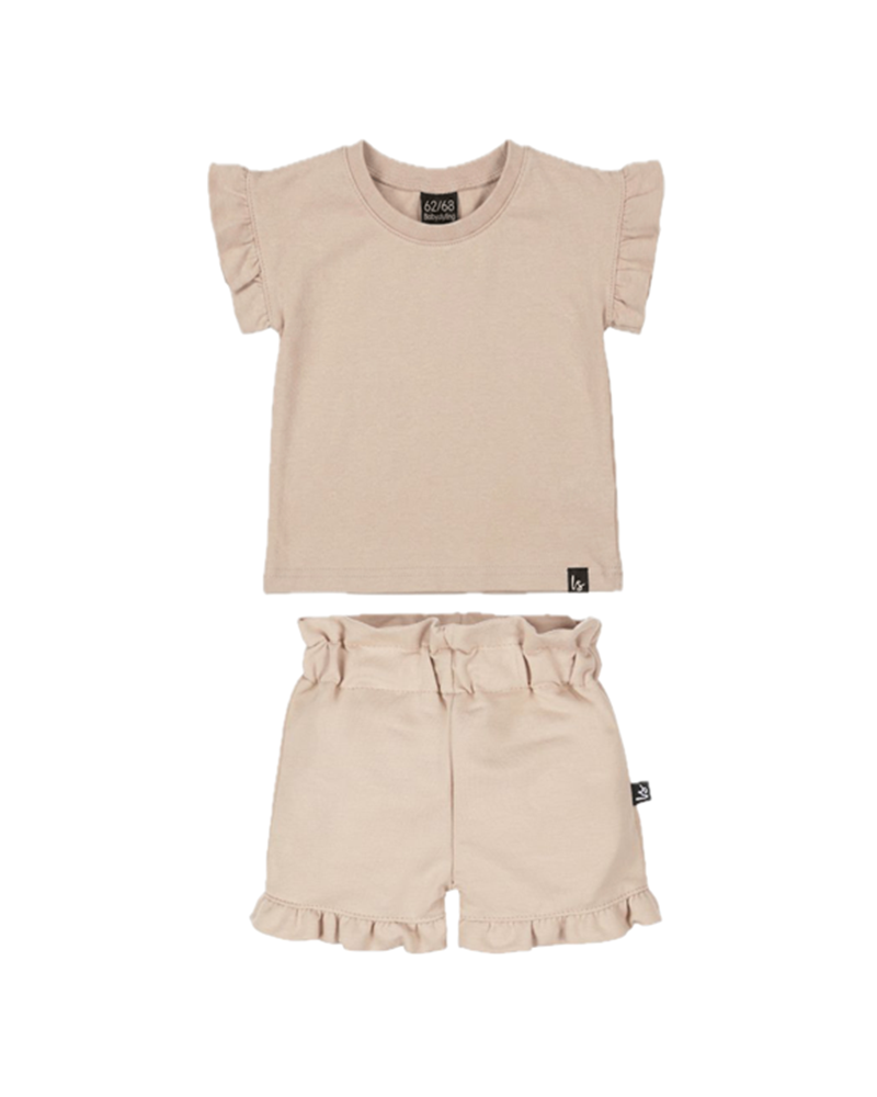 Outfit butterfly set soft beige