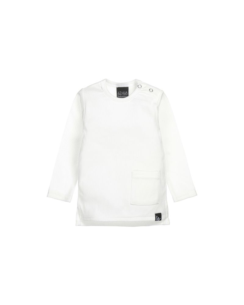 Rib split longsleeve (ecru)