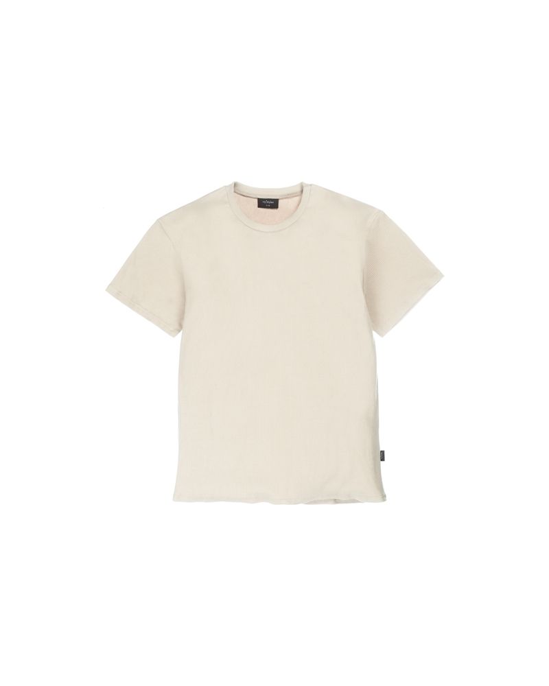 Rib t-shirt oslo (beige) Mystyles