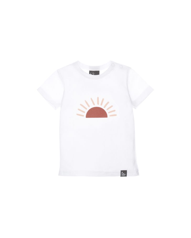 Sun t-shirt (wit/kleur)
