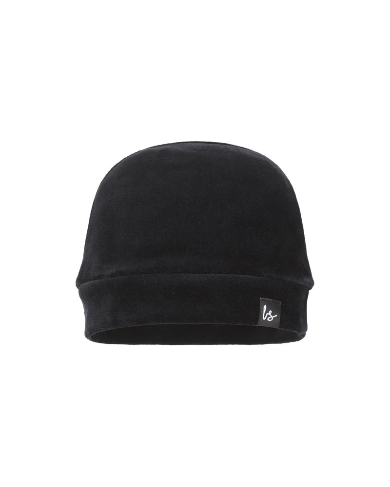 Velours mutsje (black)