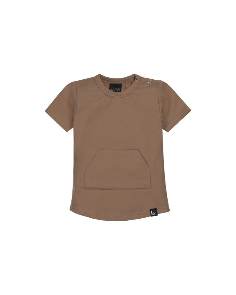 Pocket t-shirt walnut