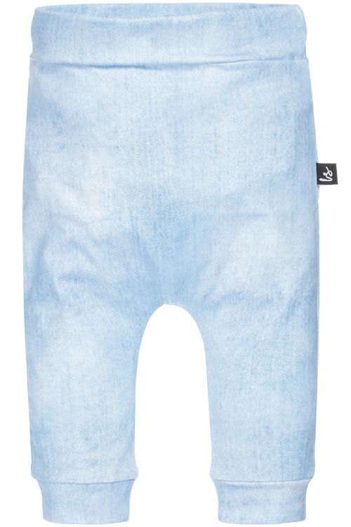 Jeanslook broekje (licht blauw)