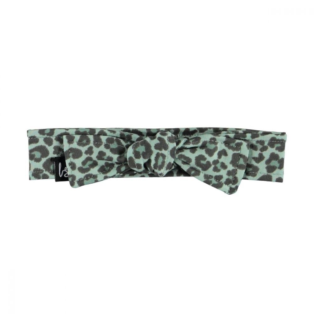 Leopard haarbandje (groen) (small print)