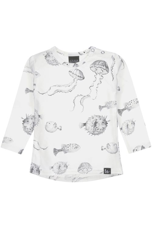 Pufferfish longsleeve (offwhite) (rounded back) 